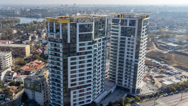 Floreasca, One Verdi Park, spatiu comercial 124 mp, 6 m inaltime,
